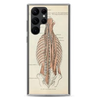 Image 20 of Antique Anatomical Drawing Spine Musculature Clear Case for Samsung®