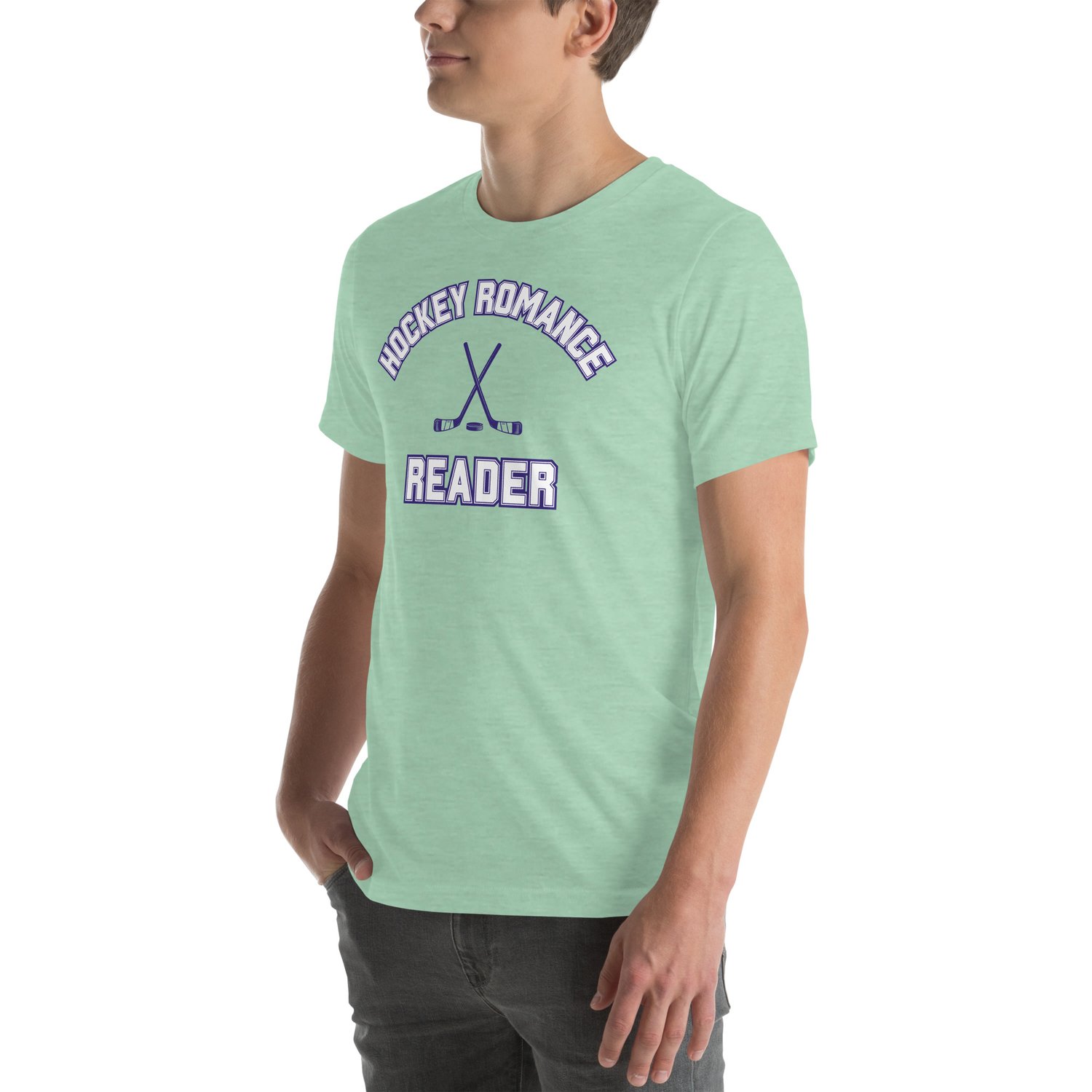 Image of Hockey romance reader Unisex t-shirt