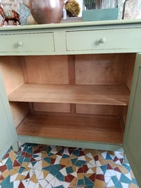 Image 4 of Buffet parisien patiné vert de gris 