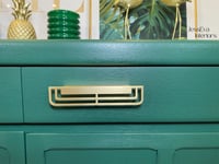 Image 4 of Mid century modern Nathan Sideboard - Drinks Cabinet - TV Unit painted in green