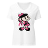 Pink Edition (Saints Girl) Women’s relaxed v-neck t-shirt