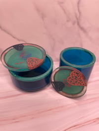 Soft Exit — Resin Trinket Jar Set