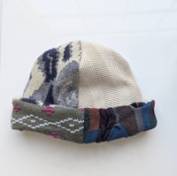 Image 3 of Upcycled Reversible Beanie Cotton Blend 15