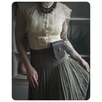 Image 1 of Matte Dark Brown Belt Bags