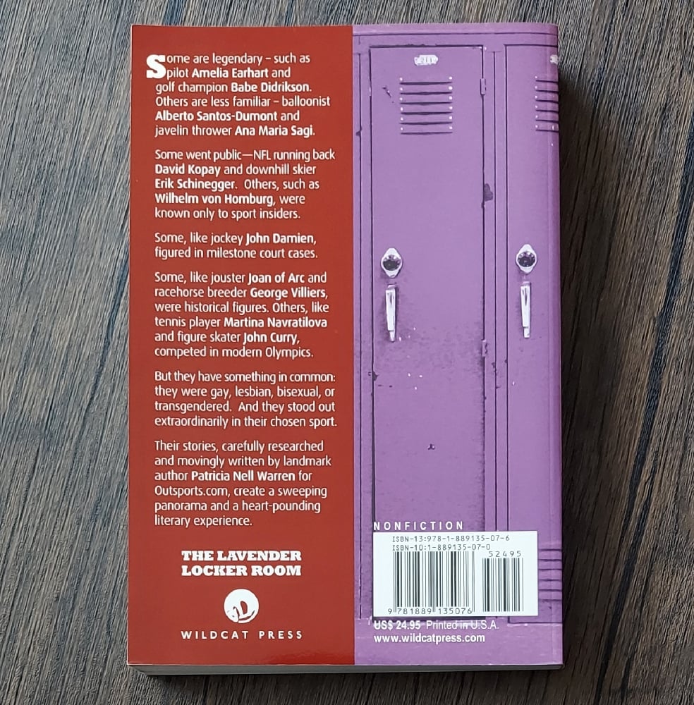 The Lavender Locker Room: 3000 Years of Great Athletes Whose Sexual Orientation Was Different