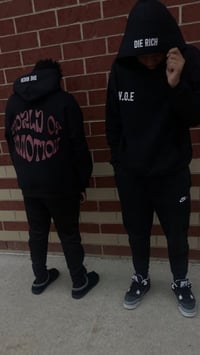 Image 2 of WORLDOFEMOTION BLACK HOODIE