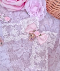 Teddy Bear Lace Bow