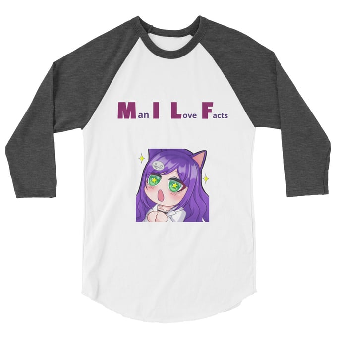 Image of 3/4 sleeve raglan shirt