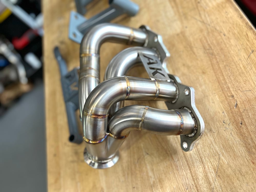 3SGE BEAMS TO E30 SHORTY HEADERS