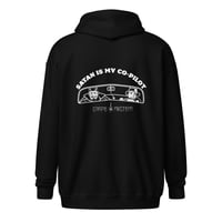 Image of Co pilot zip Unisex heavy blend zip hoodie