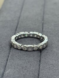 Image 5 of Multi-Shaped CZ Full Eternity band - Brand New