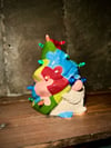 Autism Awareness Ceramic Gnome Night Light Lamp