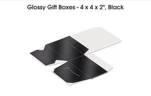 Image of 99 Small Black Glossy Boxes 