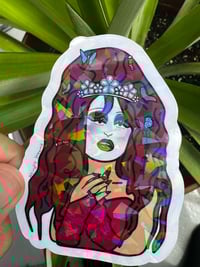 Chappell Roan Tiny desk holographic sticker 