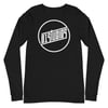 Unisex Long Sleeve Tee Circle Logo (Black)