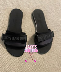 CD Black Sandals