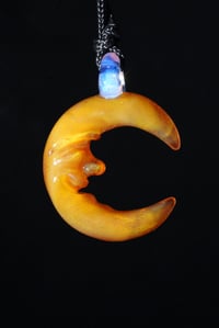 Image 2 of Yellow Cresent moon pendant 🌜 