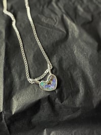 Image 2 of Opal heart Necklace 