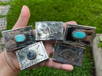 Image 3 of Stamped Nickel Armadillo Matchbox Cover