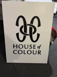 House of colour custom sign