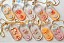 Image 1 of Floral Tag Acrylic Charms