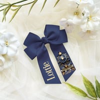 Image 2 of Christmas Bows- Navy
