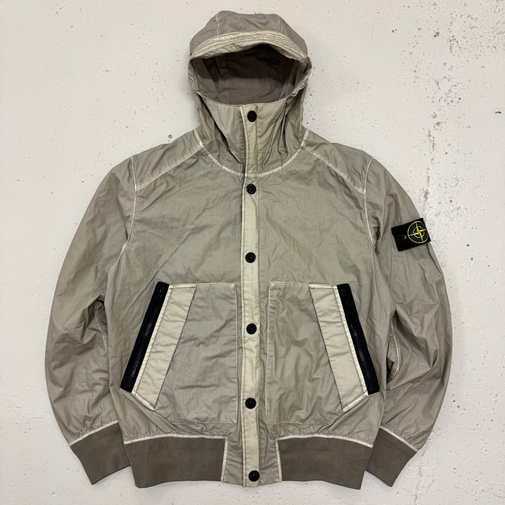 Image of SS 2012 Stone Island 30th Anniversary Mussola Gommata Jacket, Size Medium
