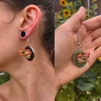 Toad Pendant and/or Earrings PREORDER