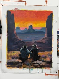 Image 6 of The Essence Of Life- 24x30" Acrylic on canvas (unstretched)