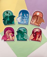 Image 1 of [WoF] Jade Winglet Sticker Series