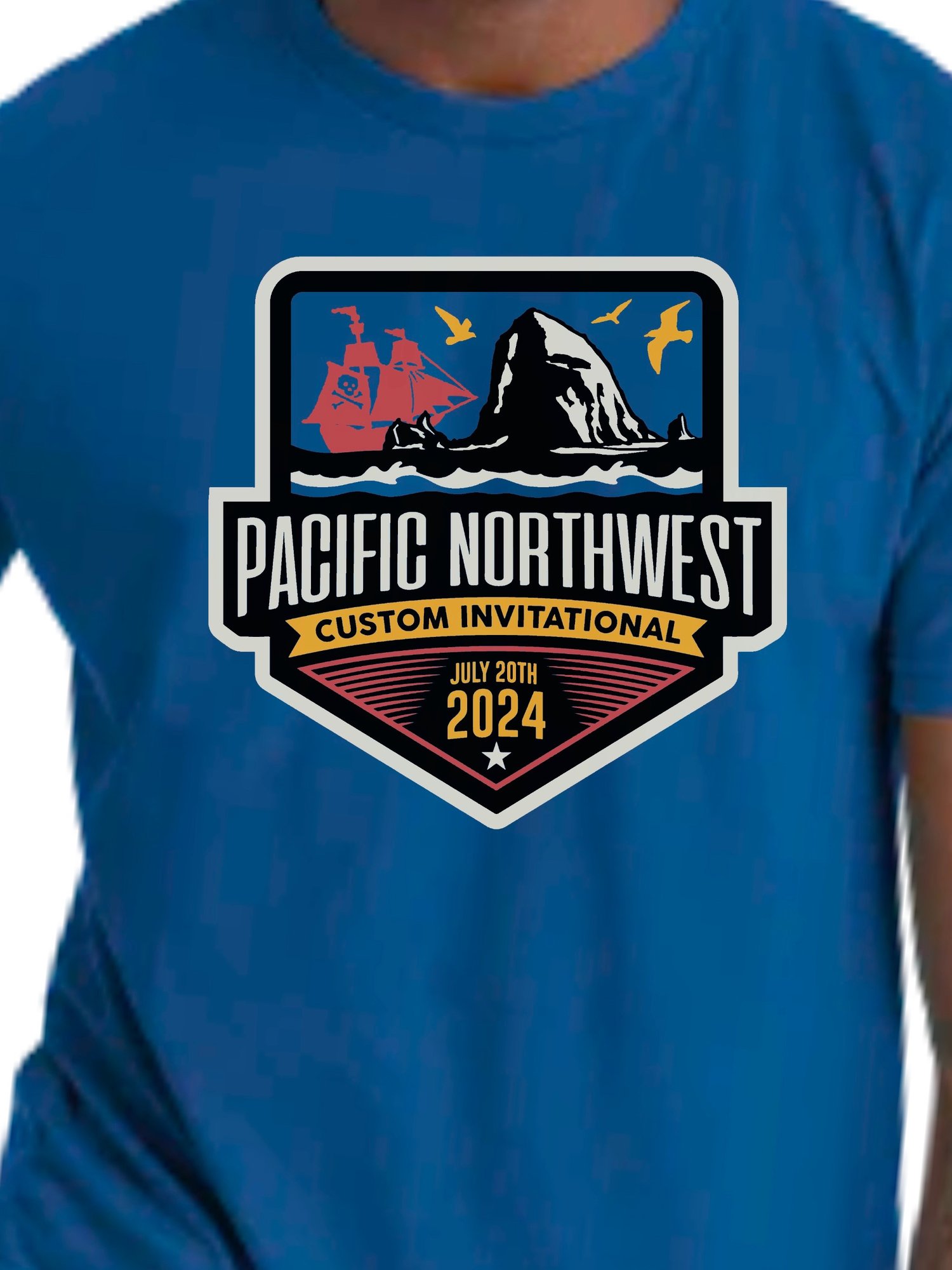 Image of 2024 PNWCI ROYAL BLUE TEE