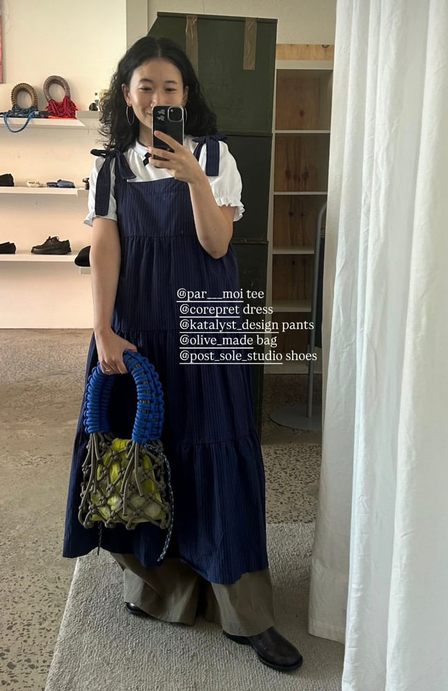 Image of Sunshine bag- blue/ khaki