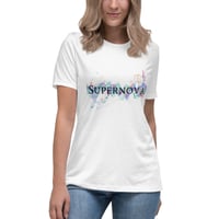 Image 11 of Women's Relaxed T-Shirt Supernova & back I'm right here