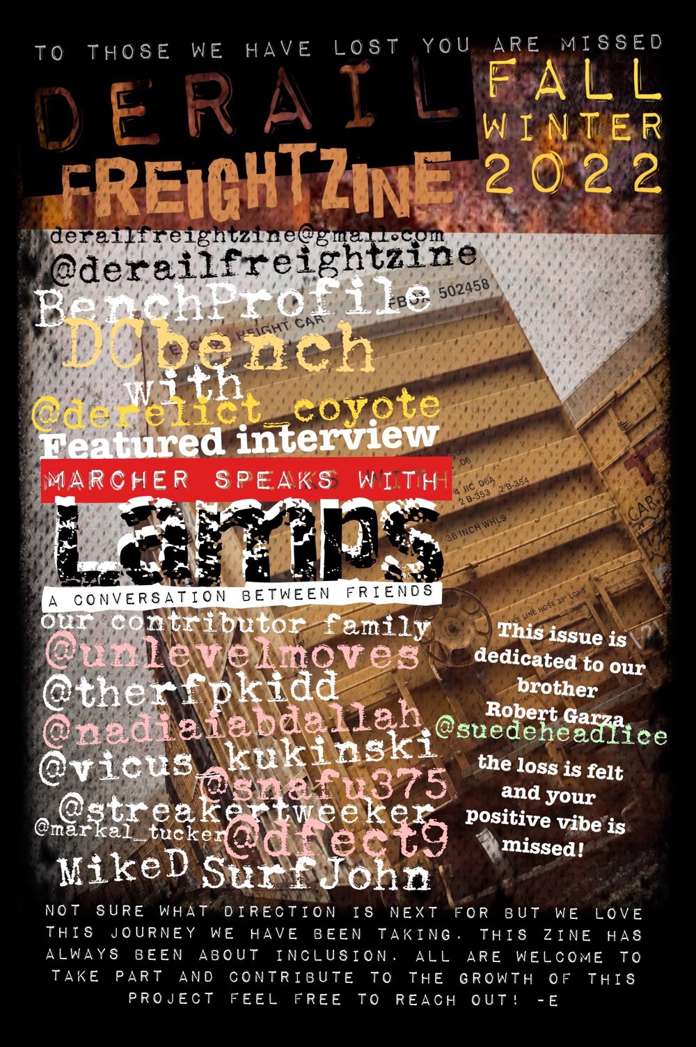 Derail Freightzine fall/winter 2022