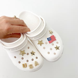 Image of Patriotic Croc Charm Set