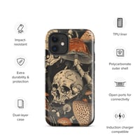 Image 8 of Goblincore Skull and Mushroom Grunge/Punk Tough Case for iPhone®