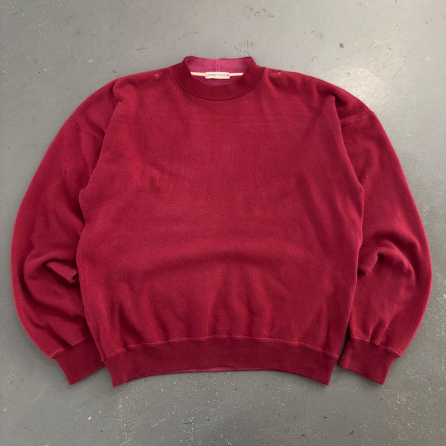 Image of 1980s Stone Island embroidered sweatshirt, size large