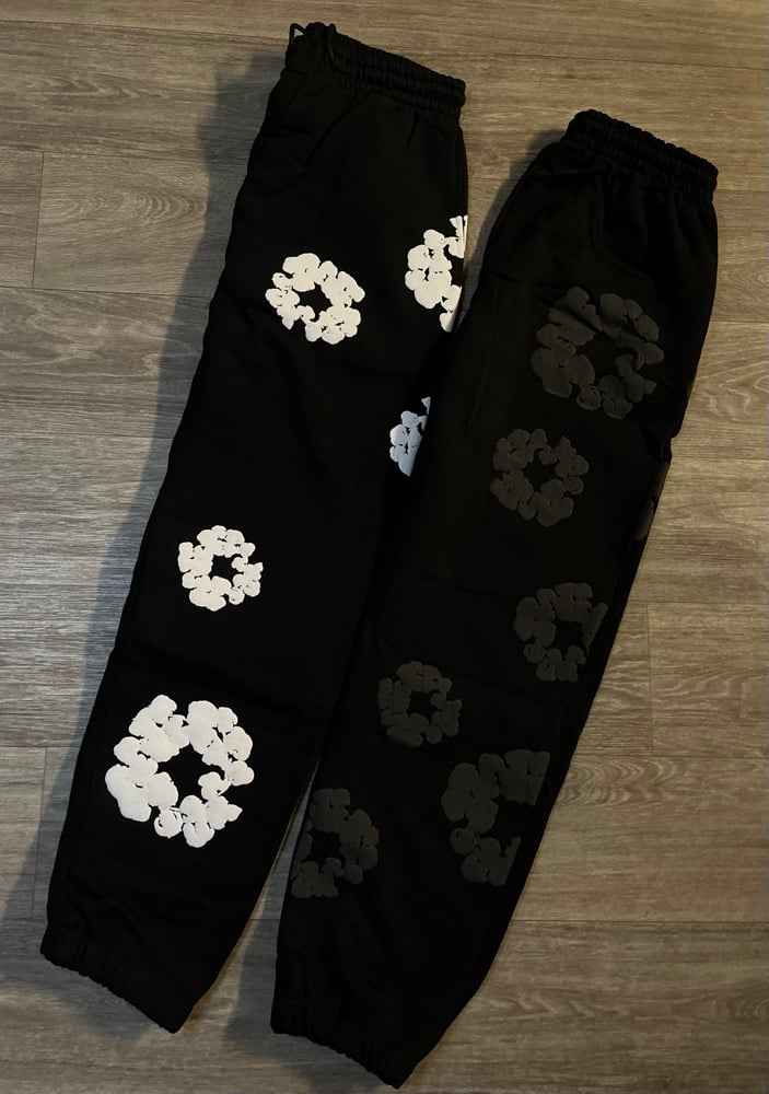 Image of Denim Tier Sweatpants 