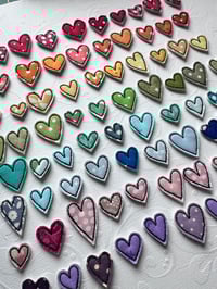 Image 1 of Fabric heart embellishment