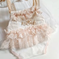 Image 3 of Photoshooting newborn set - Sabrina - | peach | off white