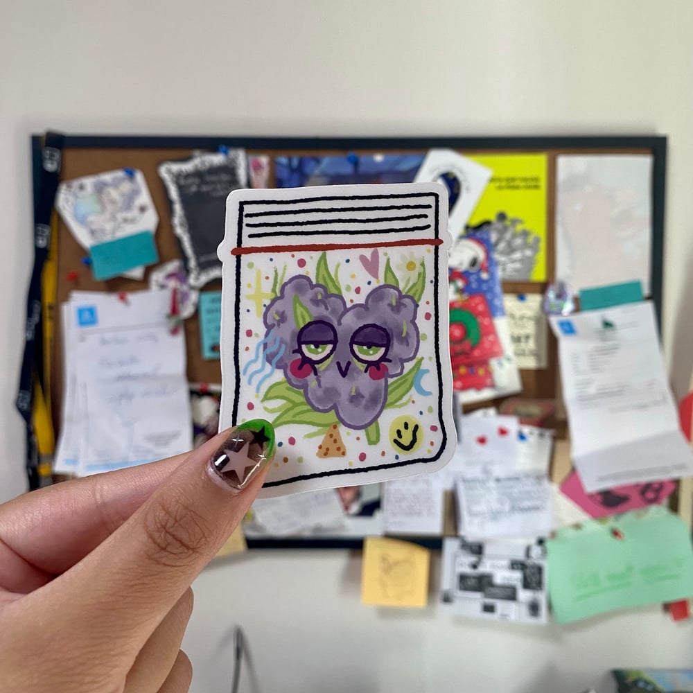 nug transparent vinyl sticker