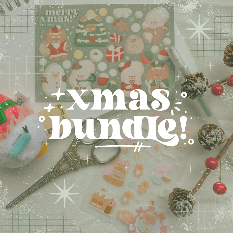 XMAS STICKER SHEET BUNDLE