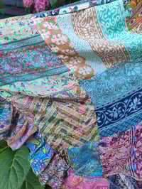 Image 13 of Patchwork Stevie top purple tassels