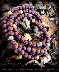 Image 3 of Through the Mud Rune Meditation Mala 