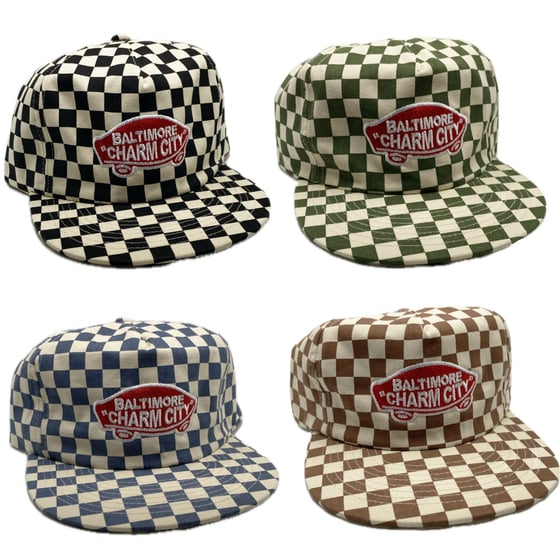 Image of Checkerboard Charm City Hat (free shipping)