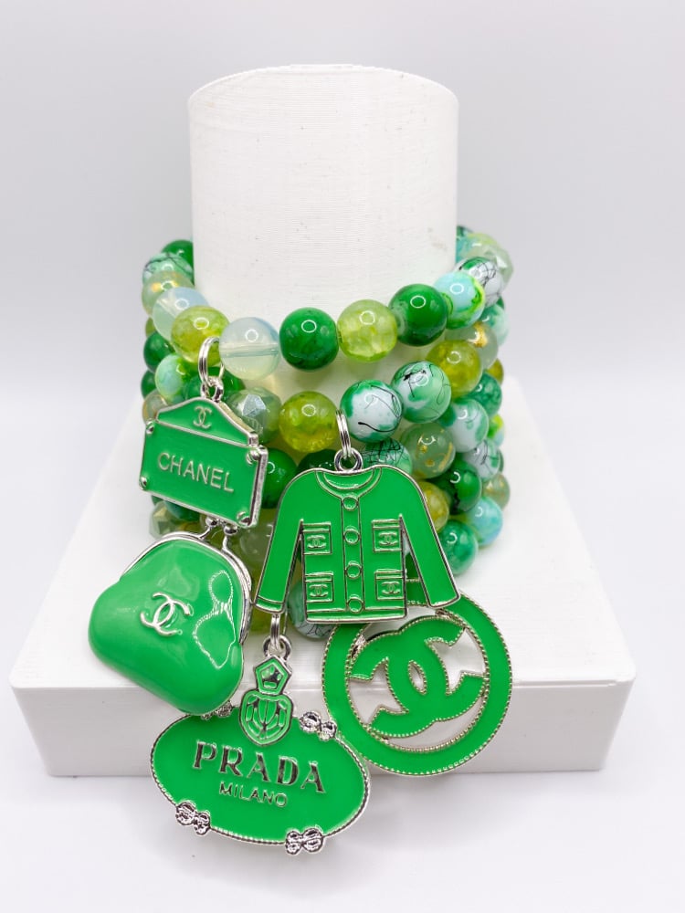 Image of Green Silver Singles (1pc)