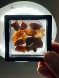 Image 6 of Hessonite Garnet Raw Gemstones | Madagascar #3074