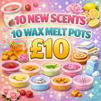 10 wax pots for £10