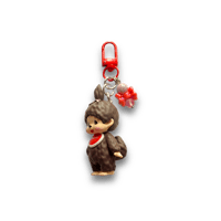 Monkey Keychain (Dark Brown)