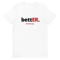 Image 2 of bettER Short-Sleeve Unisex T-Shirt - Black/Red